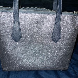 Closet Sale!! Navy Blue Glittered Kate Spade Bag